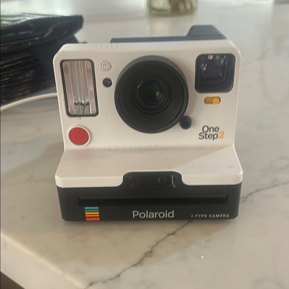 Polaroid OneStep 2 i-Type Camera - White and Black with Red Accent